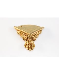 Tisch-Zierfuss, Löwentatze, poliert, Beschläge, Messing, 5.5 cm, 6.5 cm