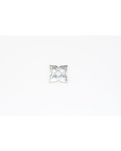 Rosette, viereckig, Beschläge, Eisen, 2 cm, 2 cm