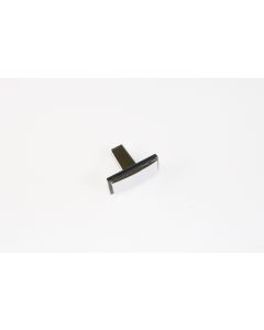 Knopf, rechteckig, Beschläge, Nickel, 1.5 cm, 3.5 cm