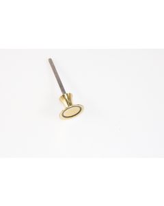Knopf, rund, poliert, Beschläge, Messing, 2.5 cm, 2.5 cm