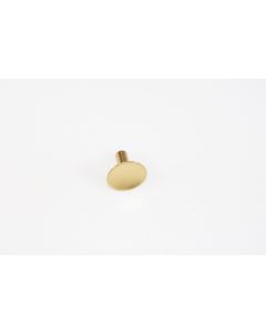 Knopf, rund, poliert, Beschläge, Messing, 2.5 cm, 2.5 cm