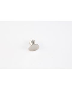 Knopf, rund, Beschläge, Nickel, 2.5 cm, 2.5 cm