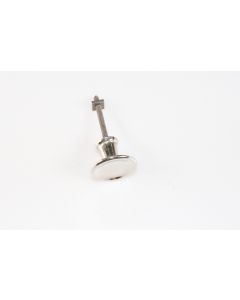 Knopf, rund, Beschläge, Nickel, 3 cm, 3 cm
