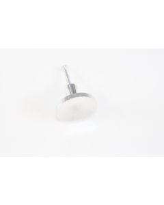Knopf, rund, Beschläge, Nickel, 4 cm, 4 cm