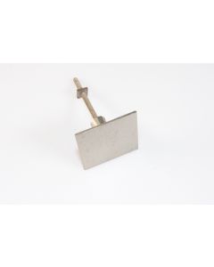 Knopf, viereckig, Beschläge, Eisen, 4.5 cm, 4.5 cm