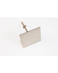 Knopf, viereckig, Beschläge, Eisen, 5.5 cm, 5.5 cm