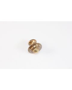 Knopf, rund, poliert, Beschläge, Messing, 2.5 cm, 2.5 cm