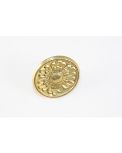 Knopf, rund, poliert, Beschläge, Messing, 4.5 cm, 4.5 cm