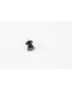 Knopf, rund, schwarz, Beschläge, Kunststoff, 1.5 cm, 1.5 cm