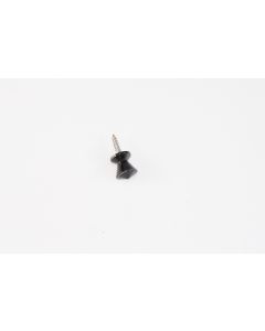 Knopf, rund, schwarz, Beschläge, Kunststoff, 1 cm, 1 cm