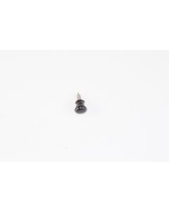 Knopf, rund, schwarz, Beschläge, Kunststoff, 1 cm, 1 cm