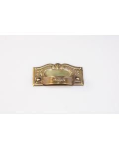Griff, quer, poliert, Beschläge, Messing, 3.5 cm, 6.5 cm