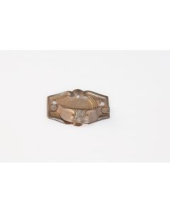 Griff, quer, patiniert, Beschläge, Messing, 3 cm, 5 cm