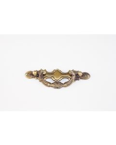 Griff, quer, poliert, Beschläge, Messing, 2.5 cm, 12.5 cm