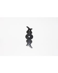Rosette, hoch, Beschläge, Eisen, 8.5 cm, 3.5 cm