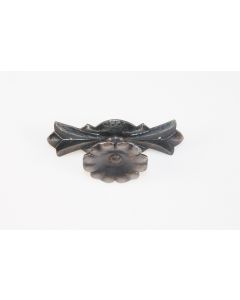Knopf, quer, Beschläge, Eisen, 3 cm, 8.5 cm