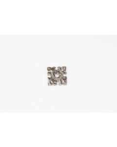 Rosette, viereckig, Beschläge, Eisen, 3 cm, 3 cm