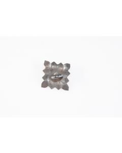 Rosette, viereckig, Beschläge, Eisen, 4 cm, 4 cm