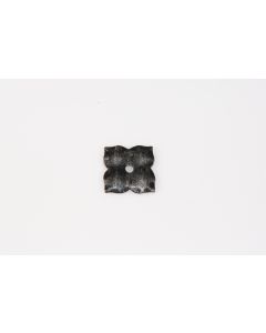 Rosette, viereckig, Beschläge, Eisen, 4 cm, 4 cm