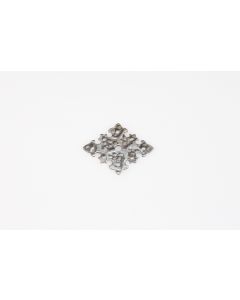 Rosette, quer, Beschläge, Eisen, 3.5 cm, 4.5 cm