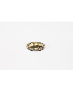 Griff, quer, poliert, Beschläge, Messing, 2 cm, 4 cm