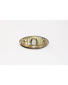 Griff, quer, poliert, Beschläge, Messing, 3 cm, 6.5 cm