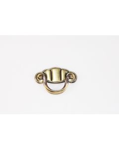 Griff, quer, poliert, Beschläge, Messing, 2 cm, 5.5 cm