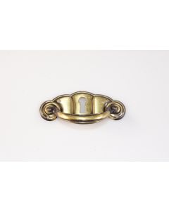 Griff, quer, poliert, Beschläge, Messing, 3 cm, 7.5 cm