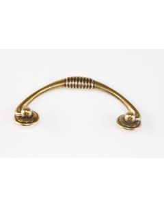 Griff, quer, poliert, Beschläge, Messing, 6 cm, 12 cm