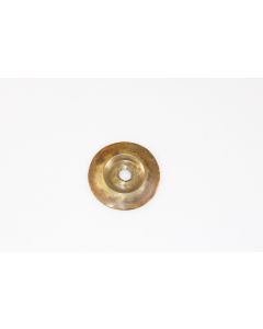 Rosette, rund, poliert, Beschläge, Messing, 3.5 cm, 3.5 cm