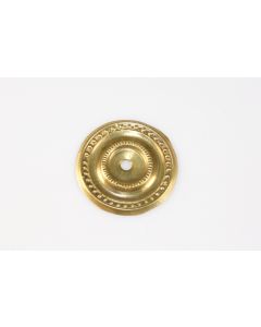 Rosette, rund, poliert, Beschläge, Messing, 5 cm, 5 cm
