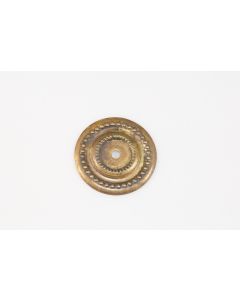Rosette, rund, patiniert, Beschläge, Messing, 4.5 cm, 4.5 cm