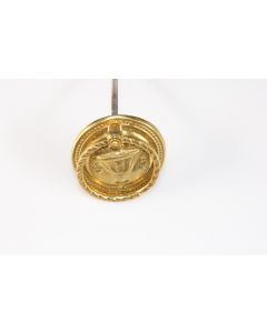 Griff, rund, poliert, Beschläge, Messing, 4.5 cm, 4.5 cm