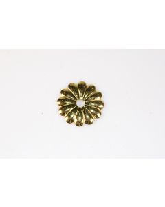 Rosette, rund, poliert, Beschläge, Messing, 4 cm, 4 cm