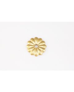 Rosette, rund, poliert, Beschläge, Messing, 3.5 cm, 3.5 cm