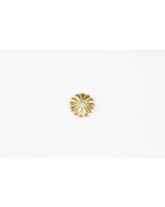 Rosette, rund, poliert, Beschläge, Messing, 2 cm, 2 cm