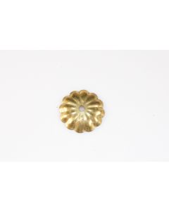 Rosette, rund, poliert, Beschläge, Messing, 3.5 cm, 3.5 cm