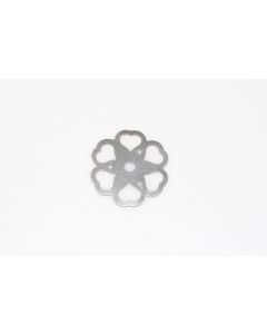 Rosette, rund, Beschläge, Eisen, 4 cm, 4 cm