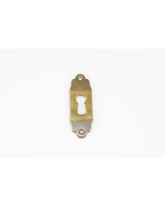 Schild, hoch, poliert, Beschläge, Messing, 5.5 cm, 2 cm