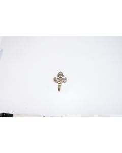 Haken, Beschläge, Messing, 6 cm, 4 cm