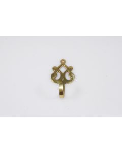 Haken, Beschläge, Messing, 6 cm, 3 cm