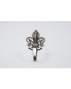 Haken, Beschläge, Zamak, 10 cm, 5 cm eisenfarben