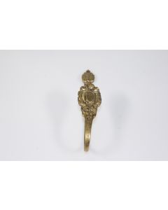 Vorhangrückhalter, Beschläge, Messing, 19 cm, 4 cm