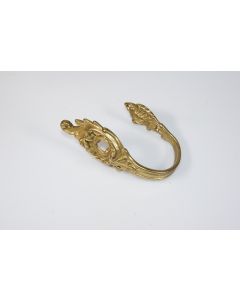 Vorhangrückhalter, Beschläge, Messing, 15 cm, 6 cm
