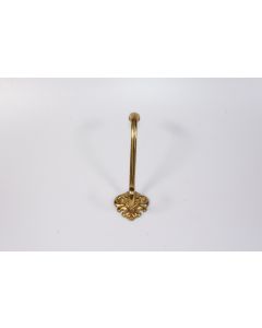Mantelhaken, Beschläge, Messing, 14 cm, 5 cm
