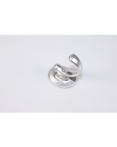 Haken, Beschläge, Aluminium, 4.5 cm, 3.5 cm