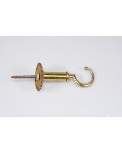 Haken, Beschläge, Messing, 9 cm, 4.5 cm