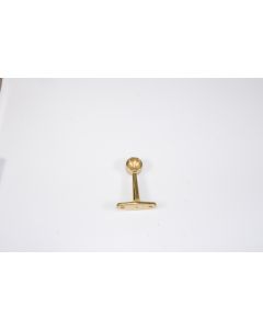 Endstück für Stangen, Beschläge, Messing, 7 cm, 5 cm