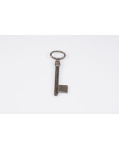 Schlüssel Rohling, Beschläge, Eisen, Halmlänge 50mm, Bart b 12mm l 14mm, Durchmesser 6,5mm