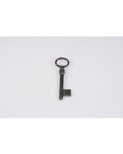 Schlüssel Rohling, Beschläge, Eisen, Halmlänge 40mm, Bart b 10mm l 10mm, Durchmesser 6mm